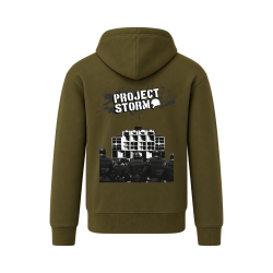 Project Storm Khaki Rave Hoodie | SligRags