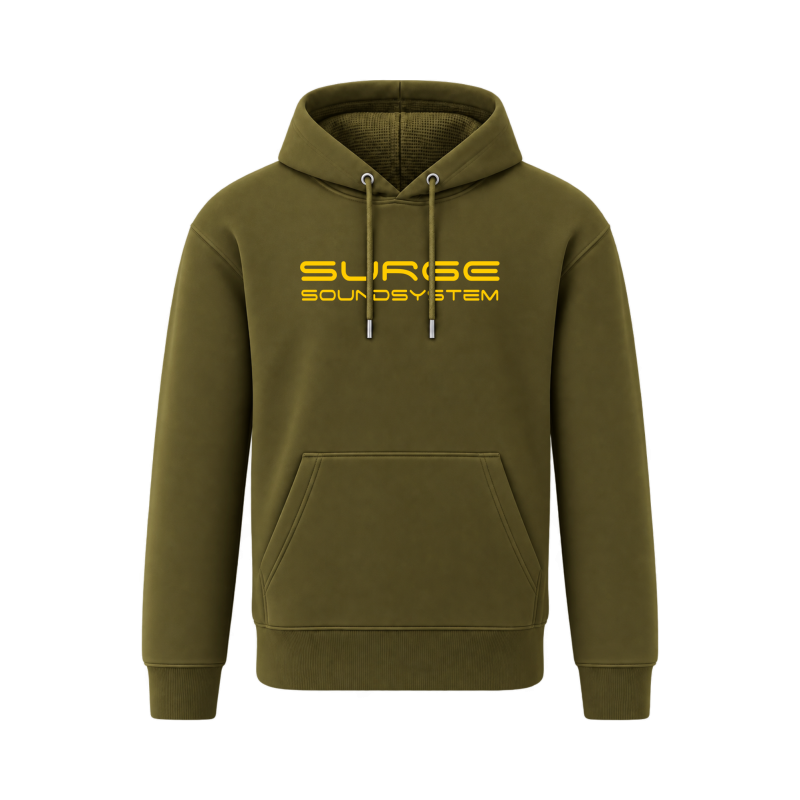 Surge Sound System Khaki Hoodie | SligRags