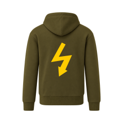 Surge Sound System Khaki Hoodie | SligRags