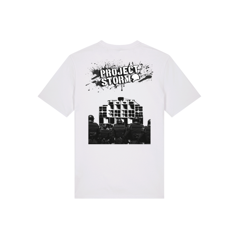 Project Storm White Rave T-Shirt | SligRags