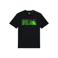 Forest Rave Black T-Shirt | SligRags