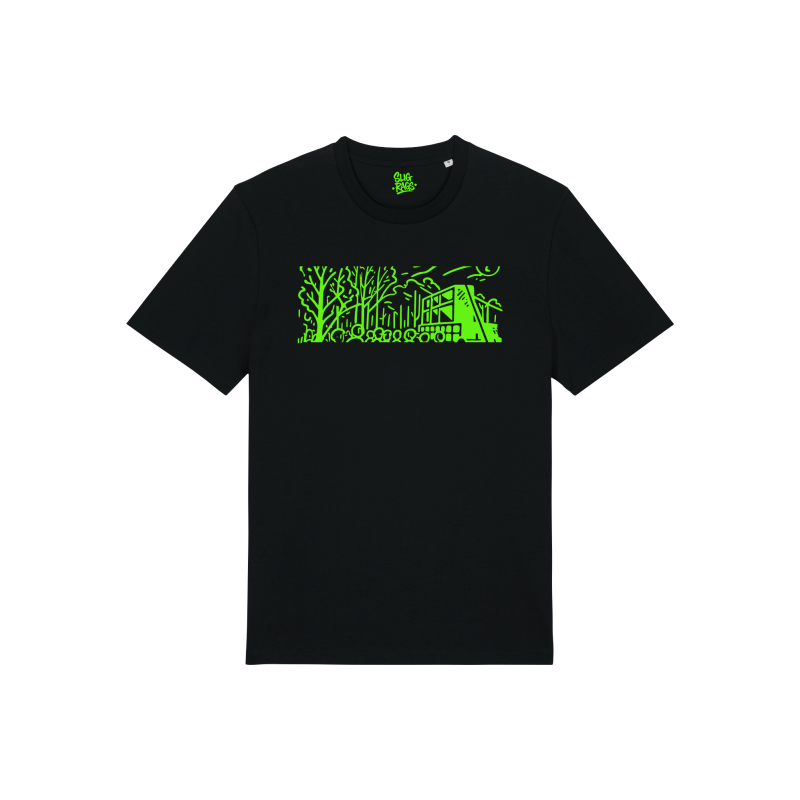 Forest Rave Black T-Shirt | SligRags