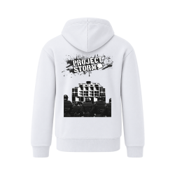 Project Storm White Hoodie | SligRags