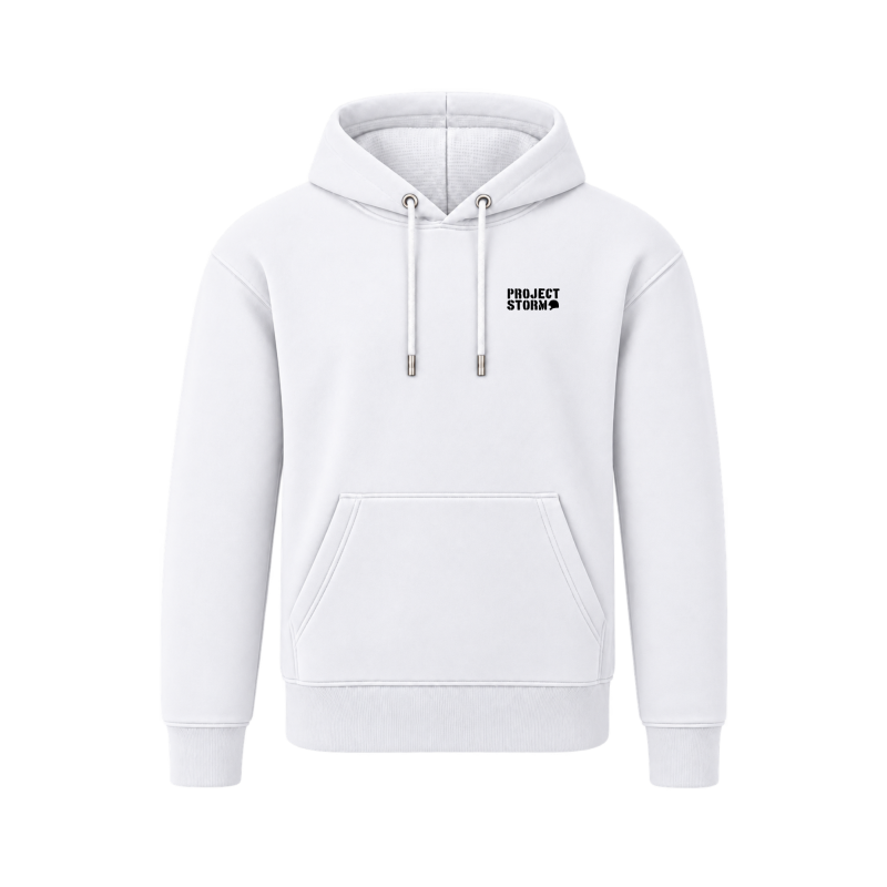 Project Storm White Hoodie | SligRags