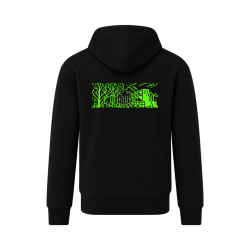 Forest Rave Black Hoodie | SligRags